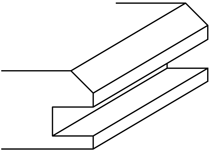 45° Chamfer - Inside Profile