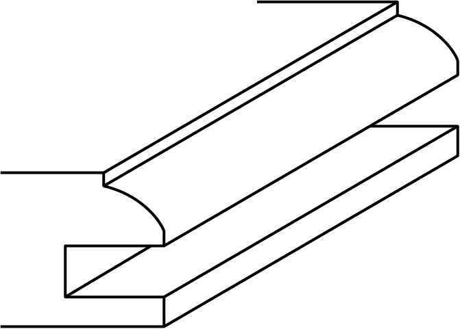 Bead Stile - Inside Profile